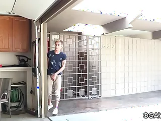 Gay sex in the garage